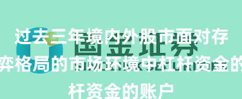 过去三年境内外股市面对存量博弈格局的市场环境中杠杆资金的账户
