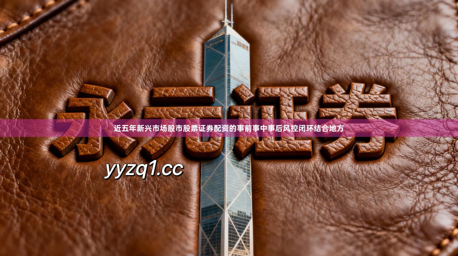 近五年新兴市场股市股票证券配资的事前事中事后风控闭环结合地方